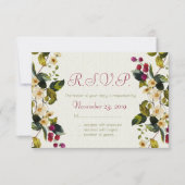 花と果実の応答カード 出欠カード (正面)