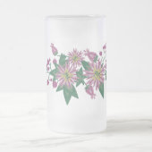 花と果実の霧 フロストグラスビールジョッキ (中央)