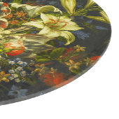 花と果実を持つ静物詩 カッティングボード (角)