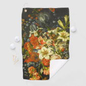 花と果実を持つ静物詩 ゴルフタオル (インサイチュ)