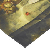 花と果実を持つ静物詩 ショートテーブルランナー (コーナー)