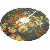 花と果実を持つ静物詩 ブラッシュドポリエステルツリースカート (アングル)