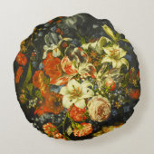花と果実を持つ静物詩 ラウンドクッション (裏面)