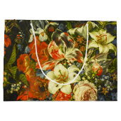 花と果実を持つ静物詩 ラージペーパーバッグ (裏面)