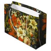 花と果実を持つ静物詩 ラージペーパーバッグ (裏面アングル)