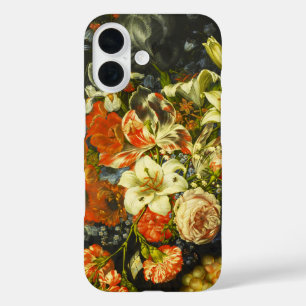 花と果実を持つ静物詩 iPhone 16ケース
