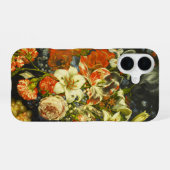 花と果実を持つ静物詩 iPhone 16ケース (裏面横)