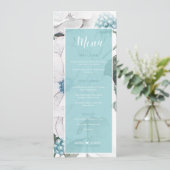 花と果実フローラメニューティール(緑がかった色)D476 メニュー (スタンド正面)