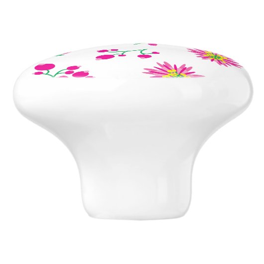 花と果実 セラミックノブ (側面)