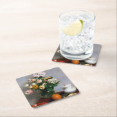花と果実，ヘンリファンタン – ラトゥール スクエアペーパーコースター (インサイチュ)