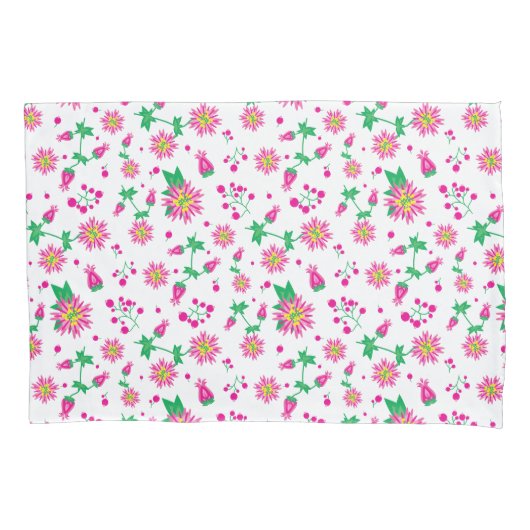 花と果実 枕カバー (正面)