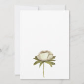 花と果物の秋の収穫フレーム招待状 招待状 (裏面)