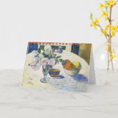 花と果物の鉢 | ポール・ゴーギン カード (黄色い花)