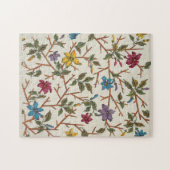 花と枝の植物性デザイン ジグソーパズル (横)