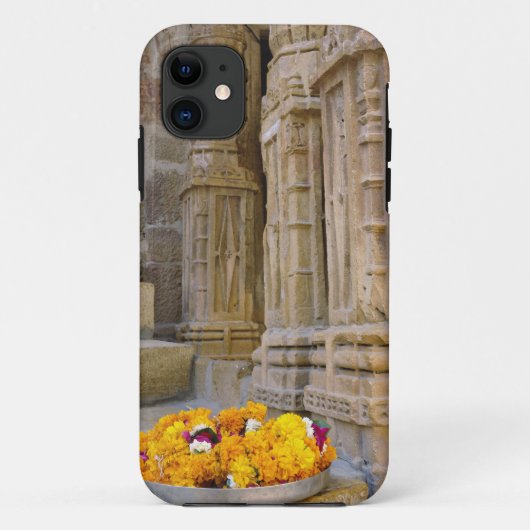 花と柱、ジャイサルメール城塞、ジャイサルメール、 Case-Mate iPhoneケース (裏面)