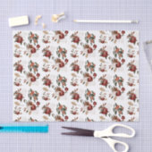 花と植物のティッシュペーパー 薄葉紙 (クラフト)