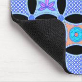 花と模様 マウスパッド (コーナー)