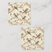 花と歌 スクエア名刺 (正面/裏面)