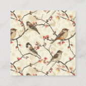 花と歌 スクエア名刺 (裏面)