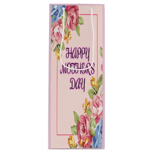 花と母の日が楽しめる|過去記事 ワインギフトバッグ (正面)