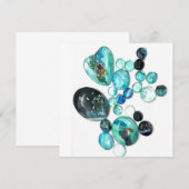 花と海ガラス色きらきら光る (正面/裏面)