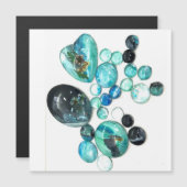 花と海ガラス色きらきら光る (正面/裏面)