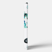 花と海ガラス色きらきら光る Case-Mate iPhoneケース (裏面 / 右)