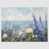 花と海絵を描の切り離し 薄葉紙 (正面)