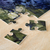 花と海絵を描の ジグソーパズル (側面)