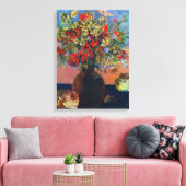 花と猫by Paul Gauguinヴィンテージファインアート キャンバスプリント (インサイチュ (リビング))