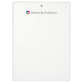 花と私に沢山与えて下さい クリップボード (裏面)