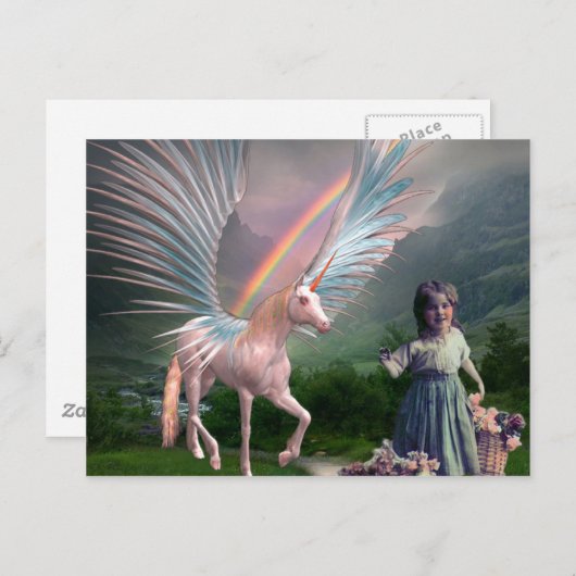 花と空想 ポストカード (正面/裏面)