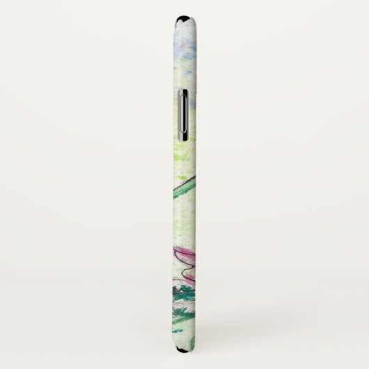 花と空気iPhone xケース Case-Mate iPhoneケース (裏面/右)