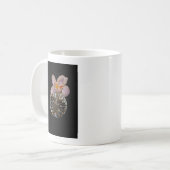 花と結晶 コーヒーマグカップ (正面左)