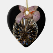 花と結晶 セラミックオーナメント (右)