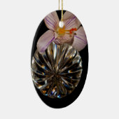 花と結晶 セラミックオーナメント (右)