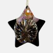 花と結晶 セラミックオーナメント (右)