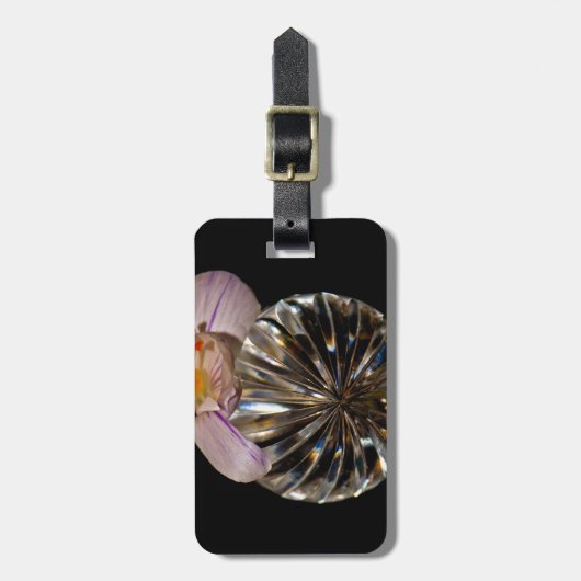 花と結晶 ラゲッジタグ (正面縦)