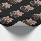 花と結晶 ラッピングペーパー (角)