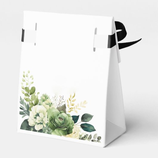 花と緑結婚の フェイバーボックス (裏面サイド)