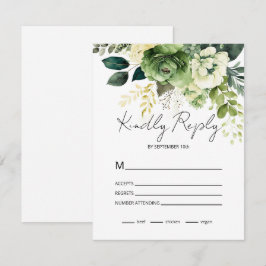 花と緑 出欠カード