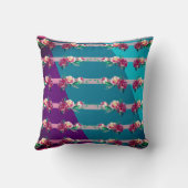 花と線のクッション クッション (裏面)