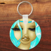 花と美しい キーホルダー (正面)