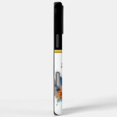 花と羽で飾ら鮮やかれた水牛 Case-Mate iPhoneケース (裏面 / 右)