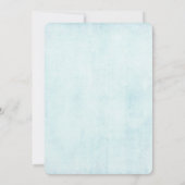 花と羽の付いたブルードリームキャッチャー セーブザデート (裏面)