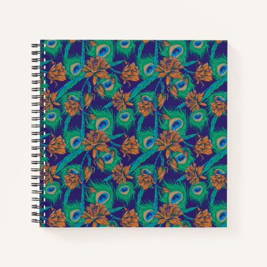 花と羽 ノートブック (正面)