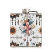 花と羽 フラスク (裏面)