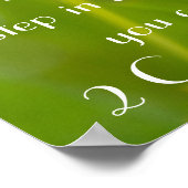 花と聖書の第2コリント12:10ポスター ポスター (角)