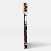 花と自信に満ちたマインドセットの電話ケース iPhoneケース (左側面)