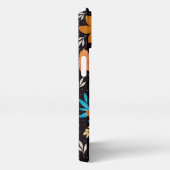 花と自信に満ちたマインドセットの電話ケース iPhoneケース (右側面)